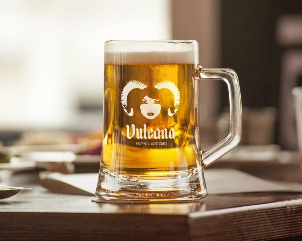 vulcana brewing company beer mug