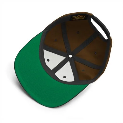 Camo Flat Bill Snapback Cap - Image 4