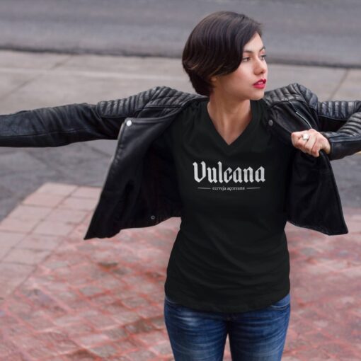Vulcana Stealth Logo V-Neck T-Shirt