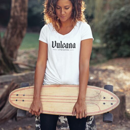 Vulcana Stealth Logo V-Neck T-Shirt