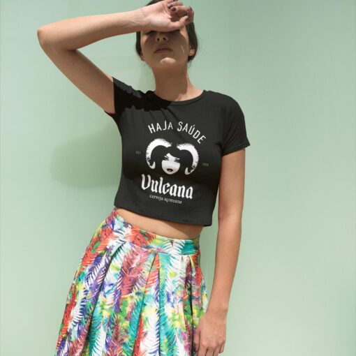 Haja Saúde Organic Crop Tee