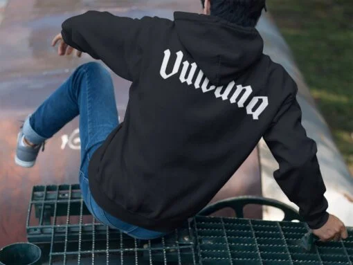 Shoulder Print Hoodie