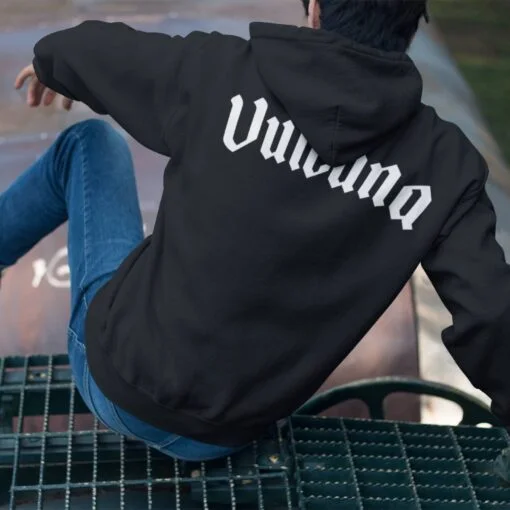 Shoulder Print Hoodie