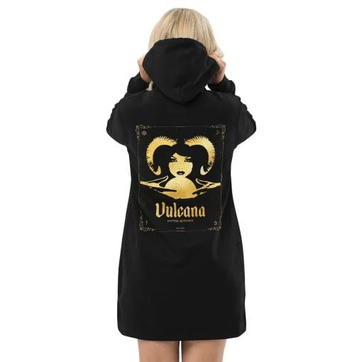 Tarot Card Organic Hoodie Dress - Image 3