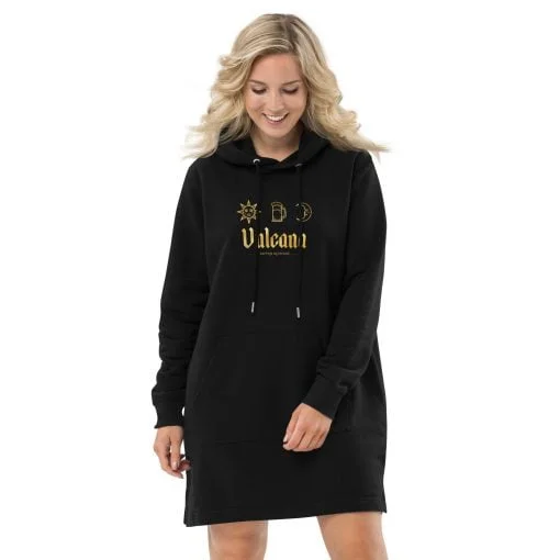 Tarot Card Organic Hoodie Dress - Image 4