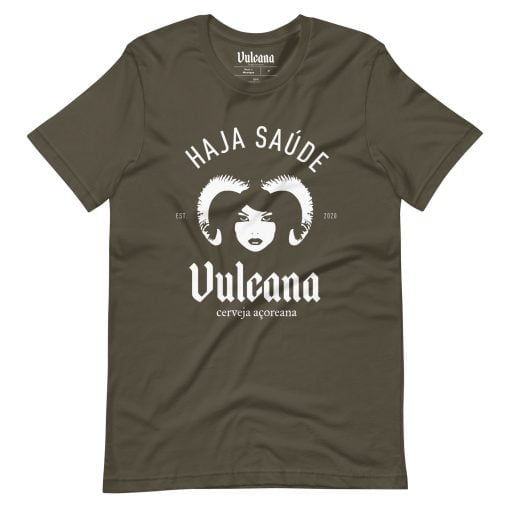 Vulcana Haja Saúde T-Shirt Army Front