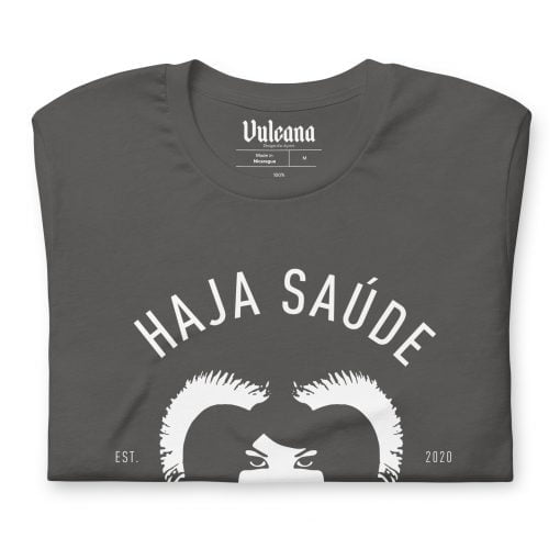 Vulcana Haja Saúde T-Shirt Front Detail - Asphalt