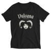 Vulcana Weathered V-Neck Black T-Shirt