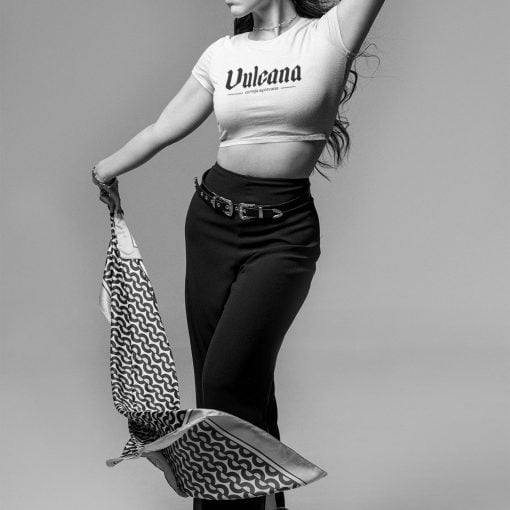 Vulcana Stealth Logo Crop Tee