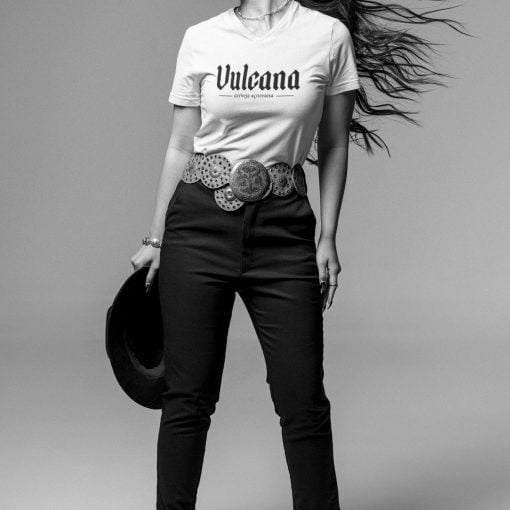Vulcana Stealth Logo V-Neck T-Shirt