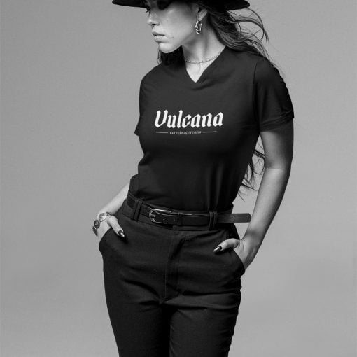 Vulcana Stealth Logo V-Neck T-Shirt