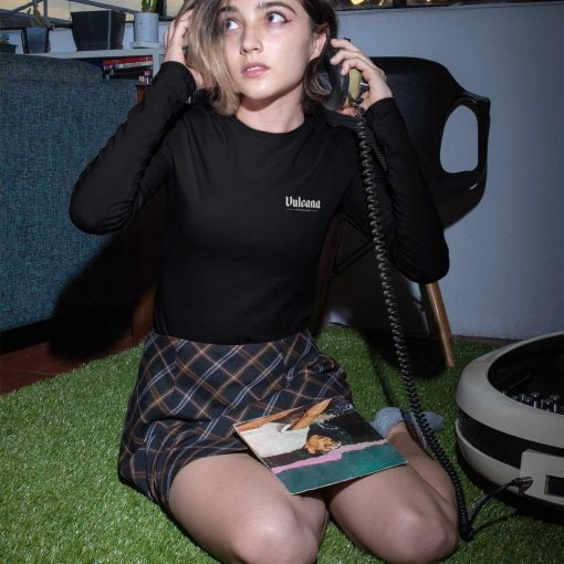 Embroidered Logo Long Sleeve Shirt