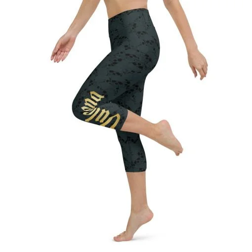 Dead Marshes Yoga Capri Leggings - Image 2