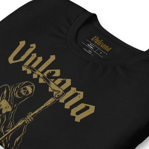 Vulcana Why So Grim T-Shirt Front Detail 2 - Black