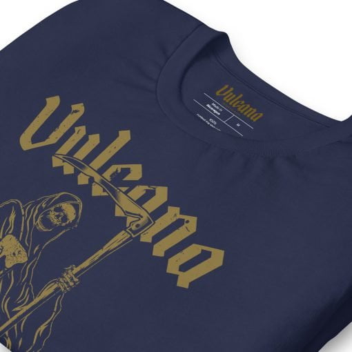 Vulcana Why So Grim T-Shirt Front Detail 2 - Navy