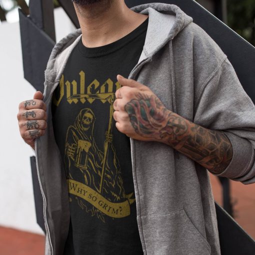 Vulcana Why So Grim T-Shirt -Model 5 - Gold