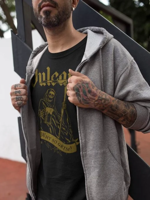 Vulcana Why So Grim T-Shirt -Model 5 - Gold