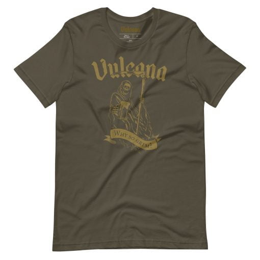 Vulcana Why So Grim T-Shirt - Gold - Army
