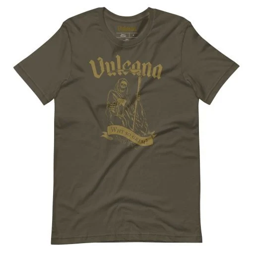 Vulcana Why So Grim T-Shirt - Gold - Army
