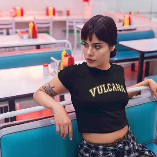 Vulcana Back In School Crop Tee