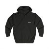 Vulcana Men's Front/Back Black Zip Hoodie